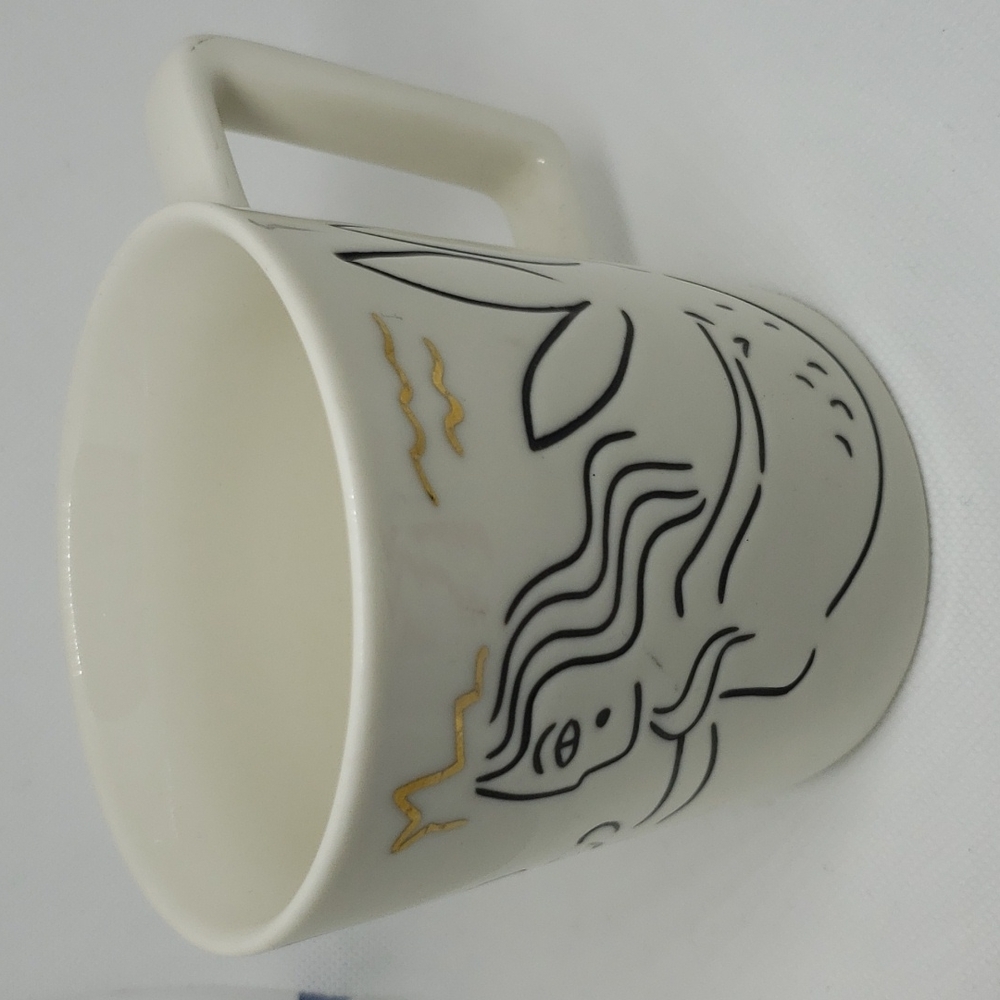Starbucks mermeid white coffee mug